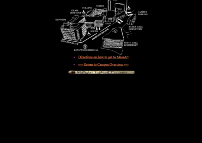 Screenshot from Massart website 1996