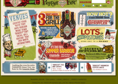 Screenshot of Tabasco Website
