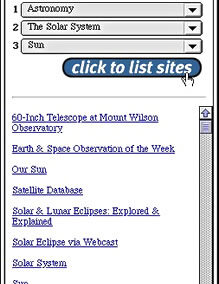 Screenshot of The Webivore Application